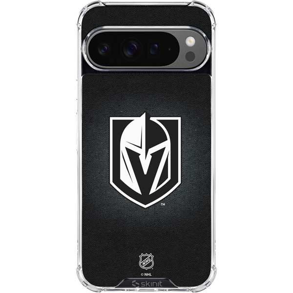 NHL Vegas Golden Knights Black Background Google Pixel 10 Pro XL Clear Case