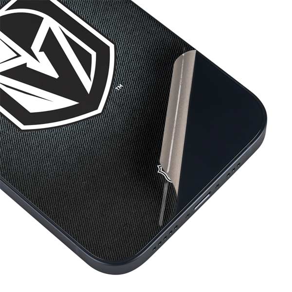 NHL Vegas Golden Knights Black Background iPhone 15 Skin