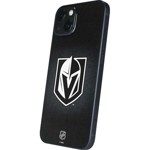 NHL Vegas Golden Knights Black Background iPhone 15 Skin