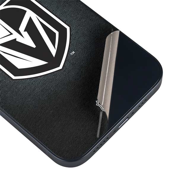 NHL Vegas Golden Knights Black Background iPhone 15 Skin
