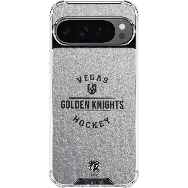 NHL Vegas Golden Knights Black Text Google Pixel 10 Pro Clear Case