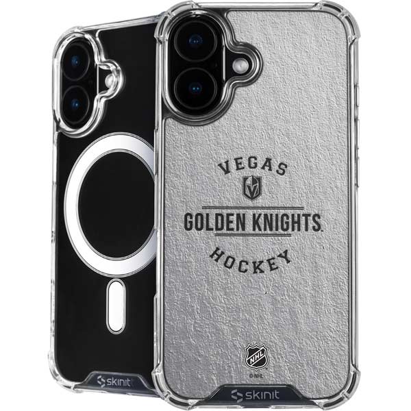 NHL Vegas Golden Knights Black Text iPhone 17 MagSafe Case