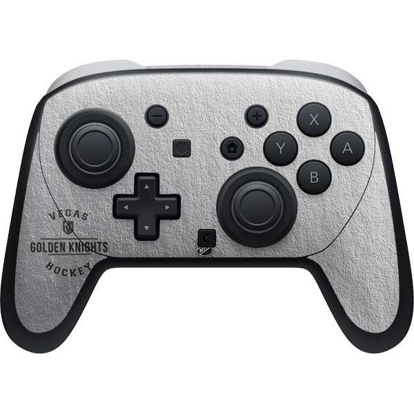 NHL Vegas Golden Knights Black Text Nintendo Switch 2 (2025) Pro Controller Skin