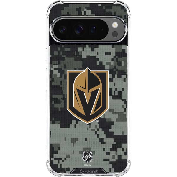 NHL Vegas Golden Knights Camo Google Pixel 10 Pro XL Clear Case