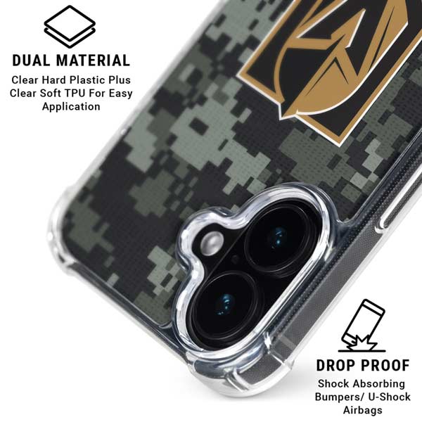 NHL Vegas Golden Knights Camo iPhone 17 MagSafe Case