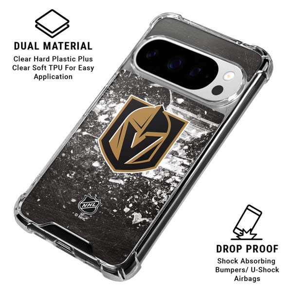 NHL Vegas Golden Knights Frozen Google Pixel 10 Pro Clear Case