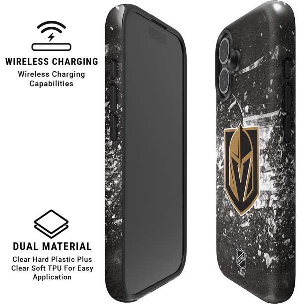 NHL Vegas Golden Knights Frozen iPhone 17 Magsafe Impact Case