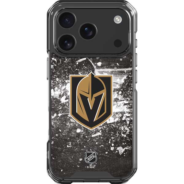 NHL Vegas Golden Knights Frozen iPhone 17 Pro Clear Case