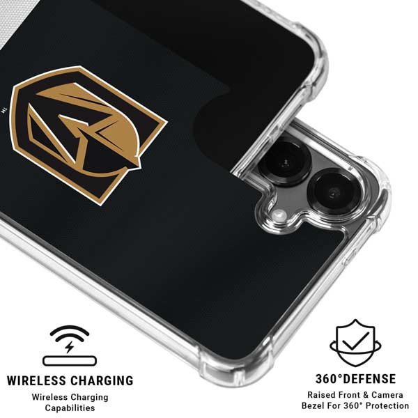 NHL Vegas Golden Knights Jersey Galaxy S26 Clear Case