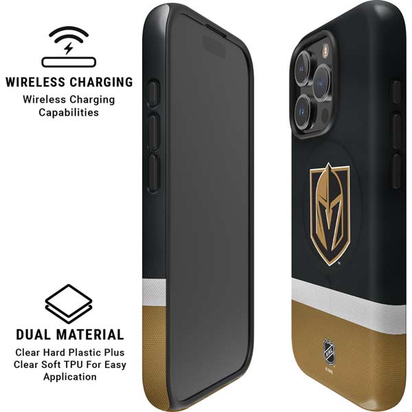 NHL Vegas Golden Knights Jersey iPhone 16 Pro Max Magsafe Impact Case