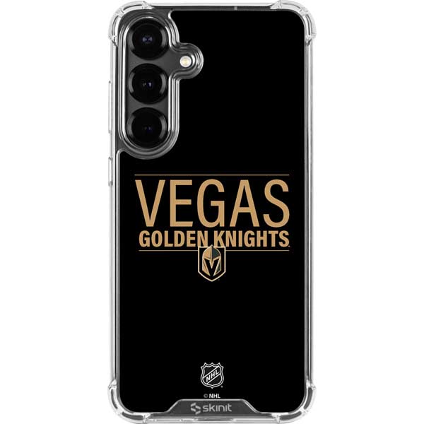 NHL Vegas Golden Knights Lineup Galaxy S26 Clear Case