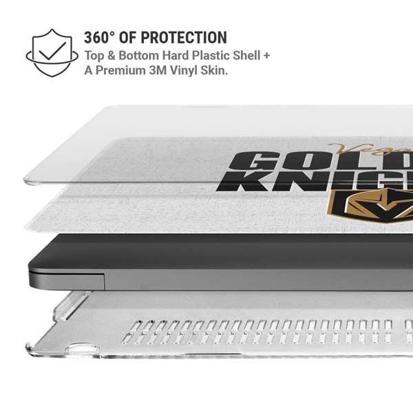 NHL Vegas Golden Knights Script MacBook Pro 14in (2021-24) Case plus Skin