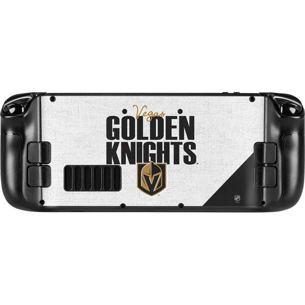 Vegas Golden Knights Script Steam Deck Handheld Gaming Computer Skin ...