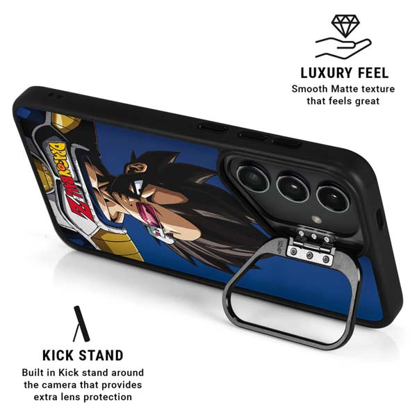 Dragon Ball Z Vegeta Portrait Galaxy S25 Plus Kickstand Case