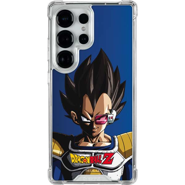 Dragon Ball Z Vegeta Portrait Galaxy S25 Ultra Clear Case