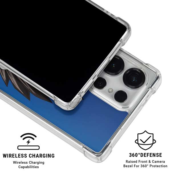 Dragon Ball Z Vegeta Portrait Galaxy S25 Ultra Clear Case