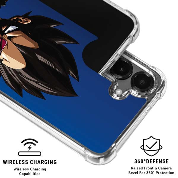 Dragon Ball Z Vegeta Portrait Galaxy S26 Plus Clear Case