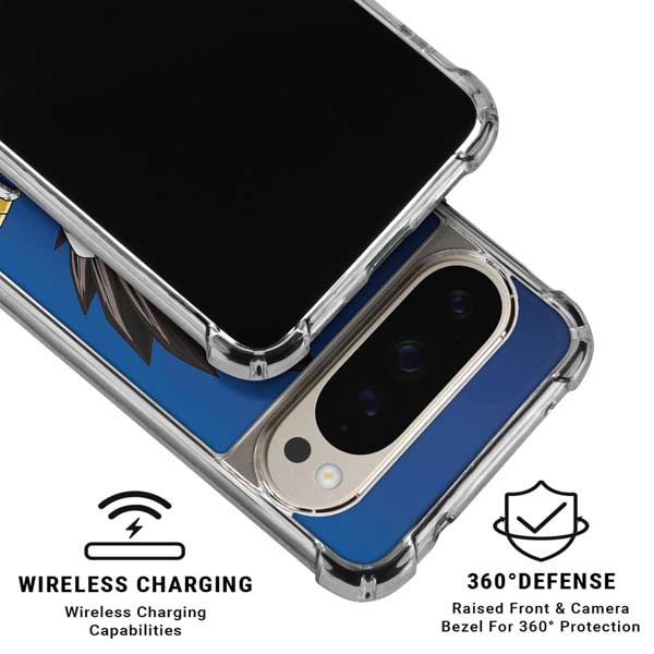 Dragon Ball Z Vegeta Portrait Google Pixel 9 Pro XL Clear Case