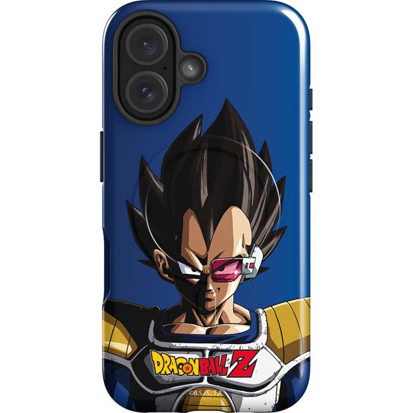 Dragon Ball Z Vegeta Portrait iPhone 16 Plus Magsafe Impact Case
