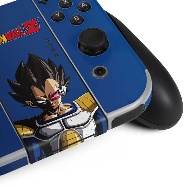 Dragon Ball Z Vegeta Portrait Nintendo Switch OLED (2021) Skin