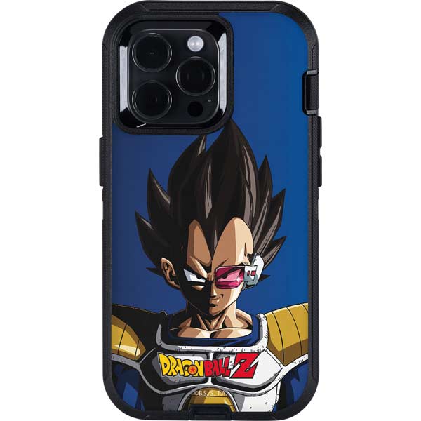 Dragon Ball Z Vegeta Portrait Otterbox Defender iPhone Skin