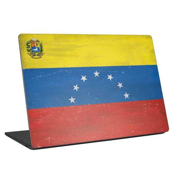 Venezuela Flag Distressed Laptop Skins