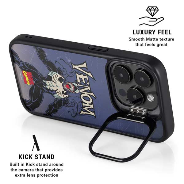 Marvel Classic Comics Venom iPhone 14 Pro Kickstand Case