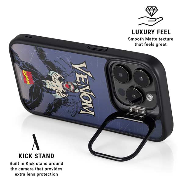 Marvel Classic Comics Venom iPhone 14 Pro Max Kickstand Case