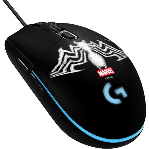 Marvel Venom Venom Logo G203 Prodigy RGB Wired Gaming Mouse Skin