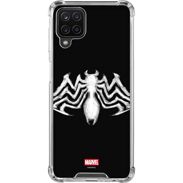 Marvel Venom Venom Logo Galaxy A12 Clear Case