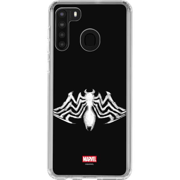 Marvel Venom Venom Logo Galaxy A21 Clear Case