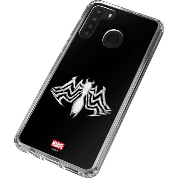 Marvel Venom Venom Logo Galaxy A21 Clear Case