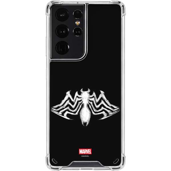 Marvel Venom Venom Logo Galaxy S21 Ultra 5G Clear Case
