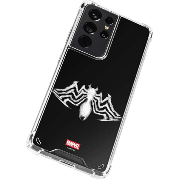 Marvel Venom Venom Logo Galaxy S21 Ultra 5G Clear Case
