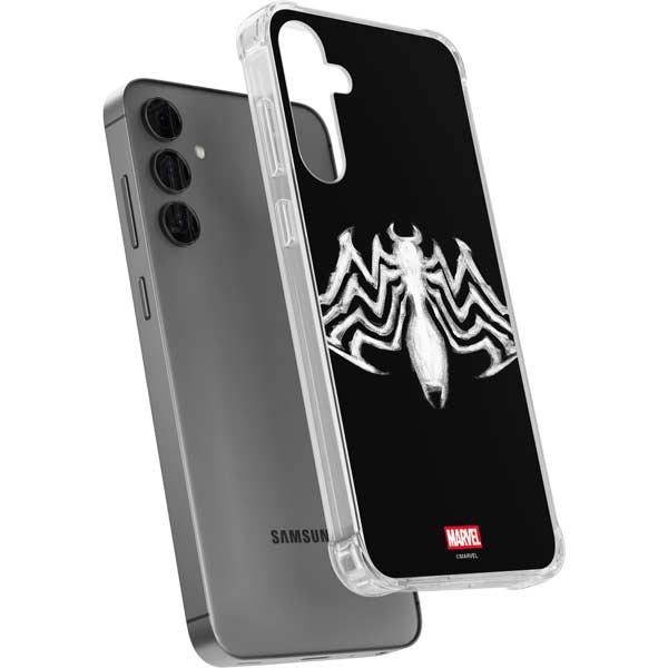 Marvel Venom Venom Logo Galaxy S24 Plus Clear Case