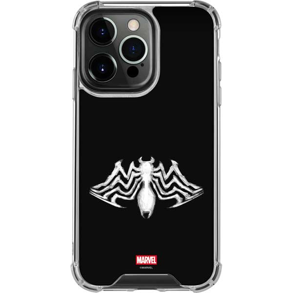 Marvel Venom Venom Logo iPhone 15 Pro Clear Case