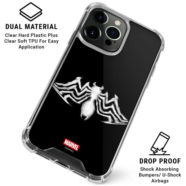 Marvel Venom Venom Logo iPhone 16 Pro Clear Case