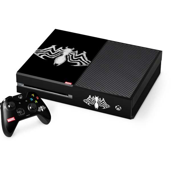 Marvel Venom Venom Logo Xbox One Console and Controller Bundle Skin