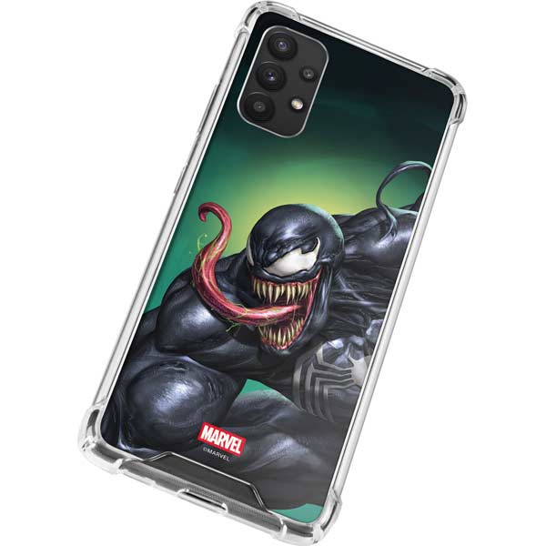 Marvel Venom Symbiote Galaxy A32 5G Clear Case