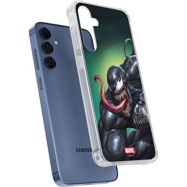 Marvel Venom Symbiote Galaxy A35 5G Clear Case
