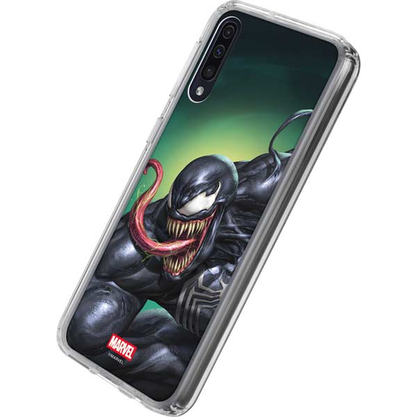 Marvel Venom Symbiote Galaxy A50 Clear Case