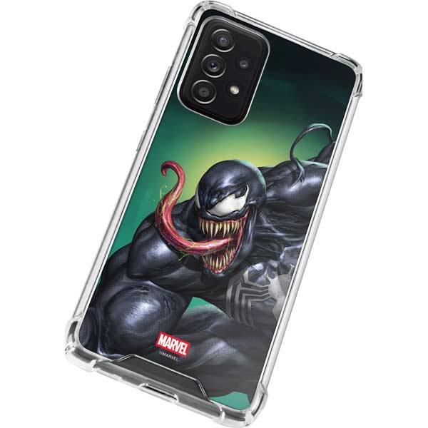 Marvel Venom Symbiote Galaxy A72 5G Clear Case