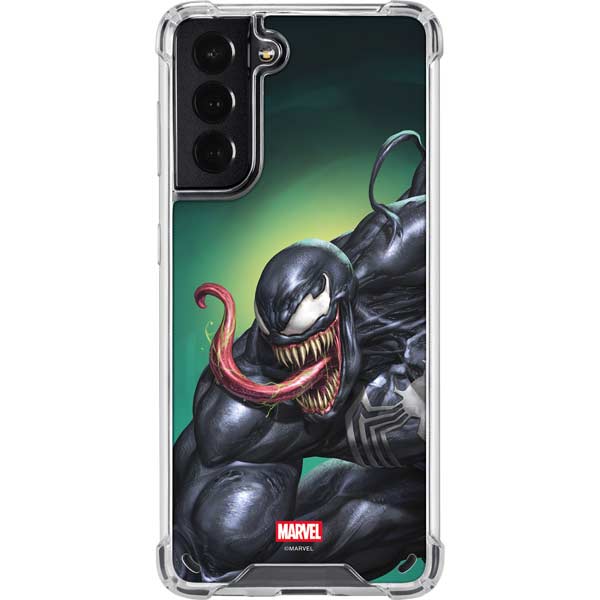 Marvel Venom Symbiote Galaxy S21 5G Clear Case