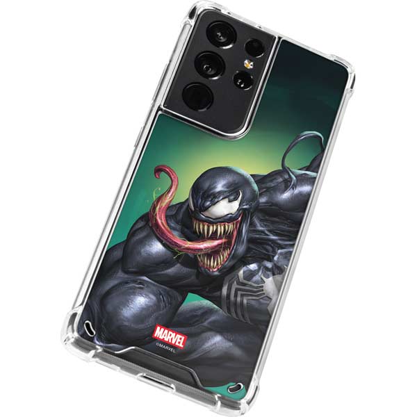 Marvel Venom Symbiote Galaxy S21 Ultra 5G Clear Case