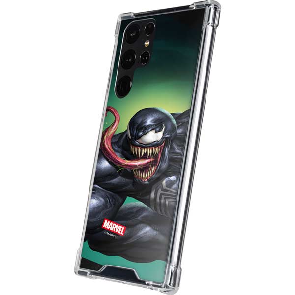 Marvel Venom Symbiote Galaxy S22 Ultra Clear Case