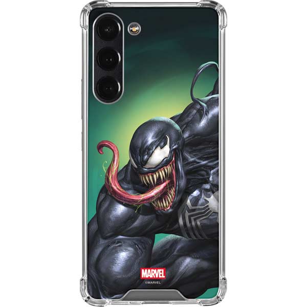 Marvel Venom Symbiote Galaxy S23 Plus Clear Case