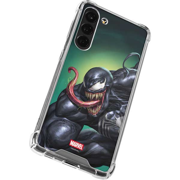 Marvel Venom Symbiote Galaxy S23 Plus Clear Case