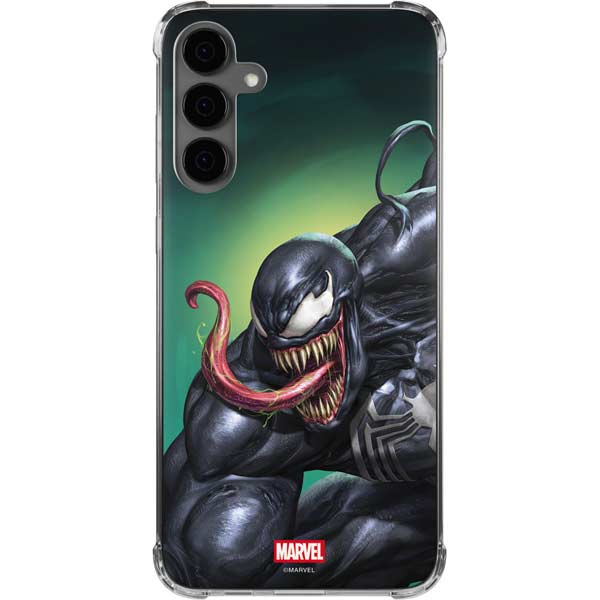 Marvel Venom Symbiote Galaxy S24 Plus Clear Case
