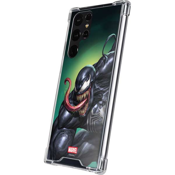 Marvel Venom Symbiote Galaxy S24 Ultra Clear Case