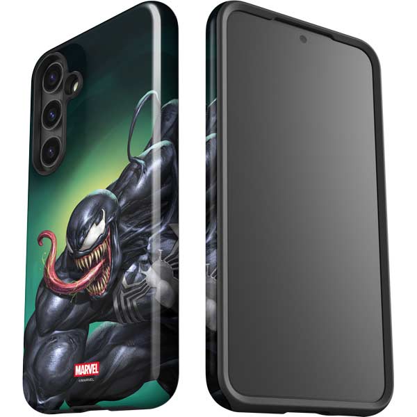 Marvel Venom Symbiote Galaxy S25 Plus Impact Case